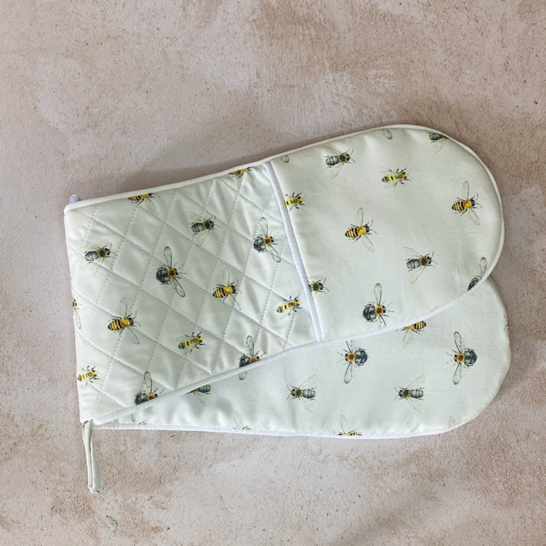 Bees Oven Gloves