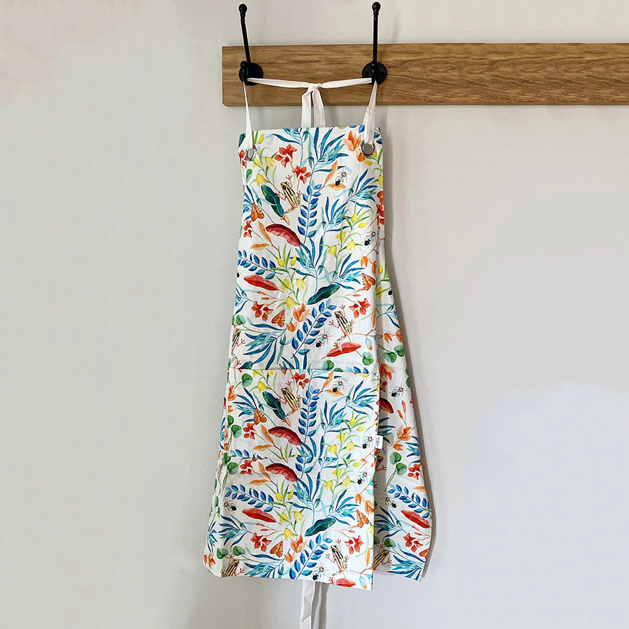 Fergus the Frog Apron with Adjustable Straps