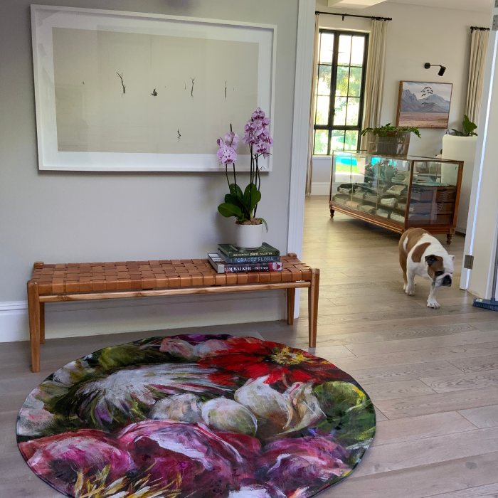 Living in Colour Round Rug