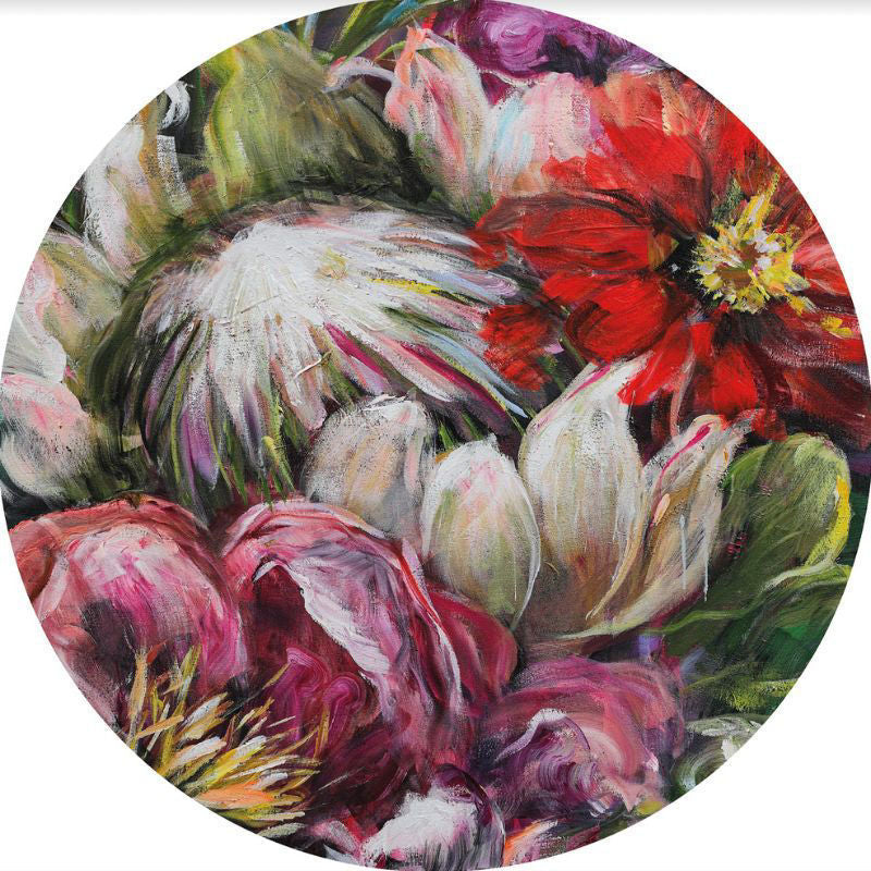 Living in Colour Round Rug
