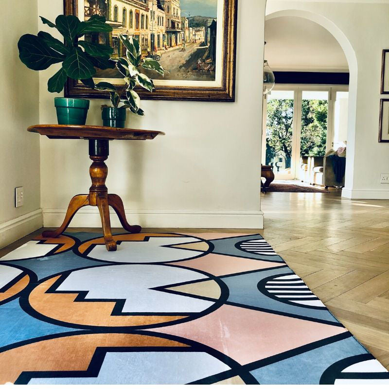Bonolo Ndebele Earth Rug
