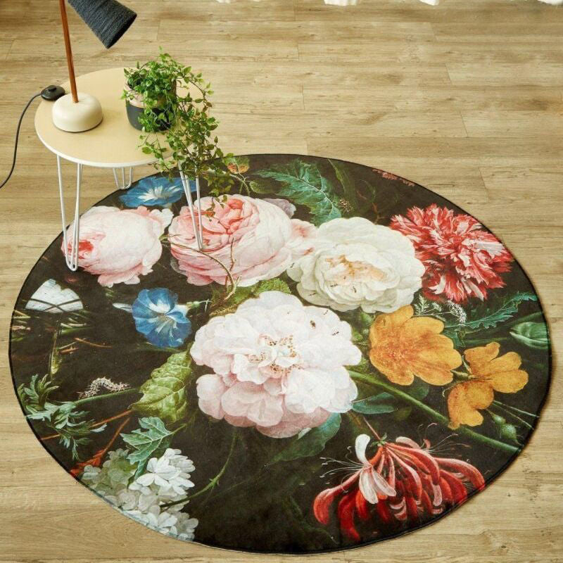 Old Masters Botanical Round Rug