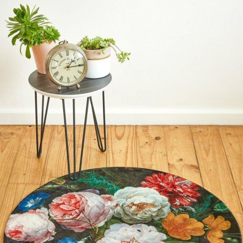Old Masters Botanical Round Rug