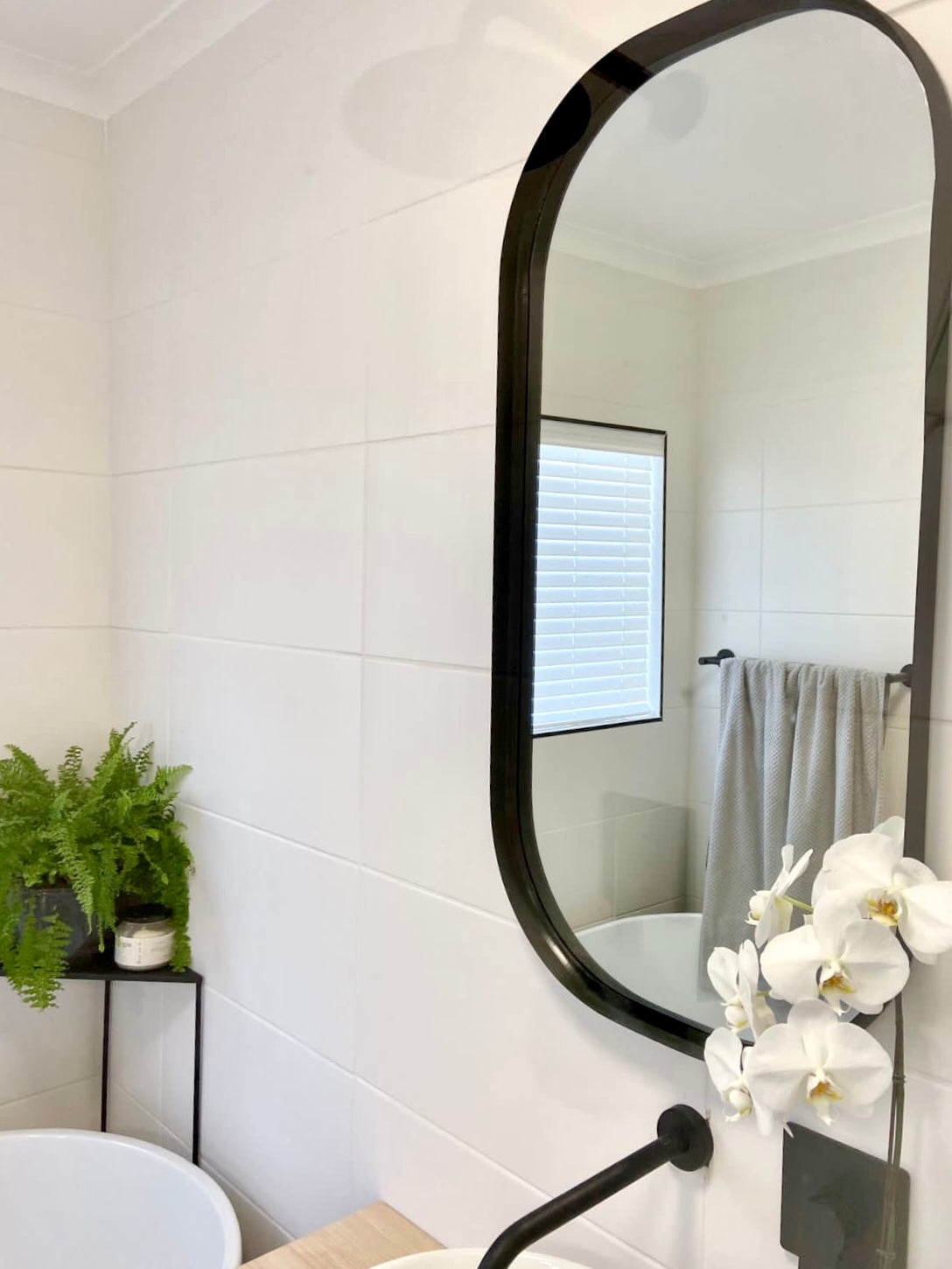 Pill Shaped Mirror