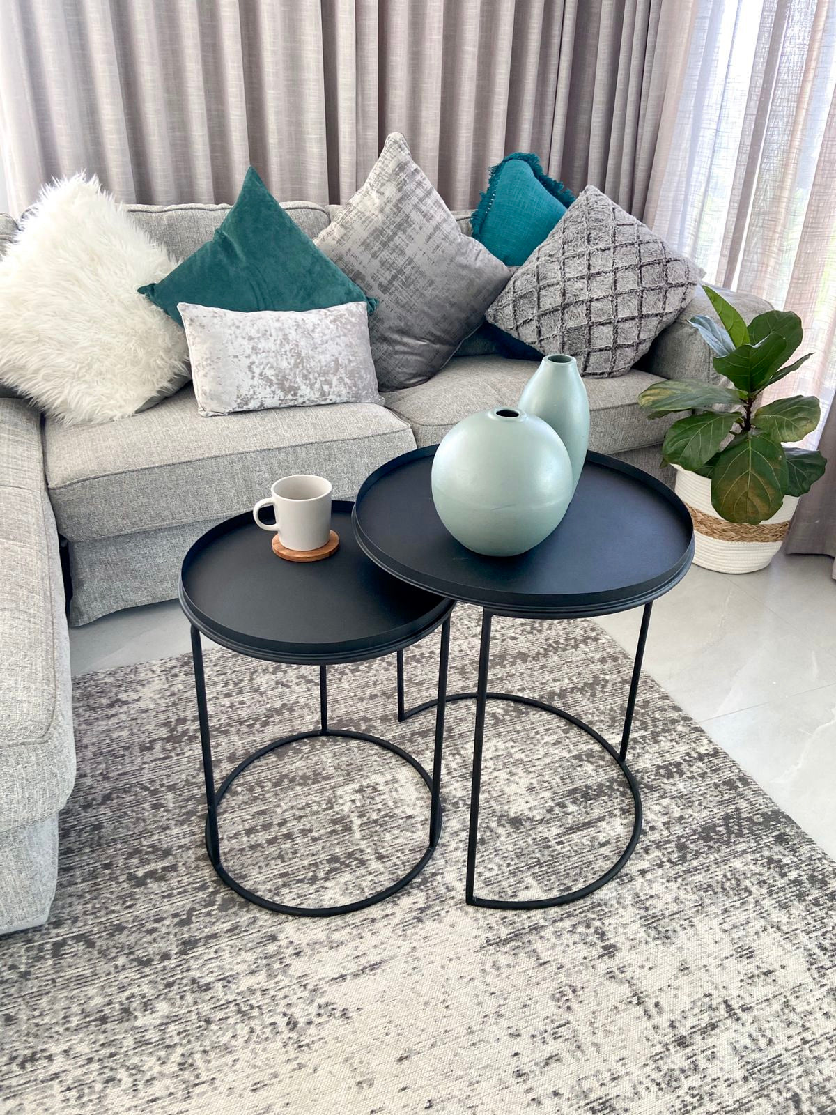 Steel Nesting Tables (Set of 2)