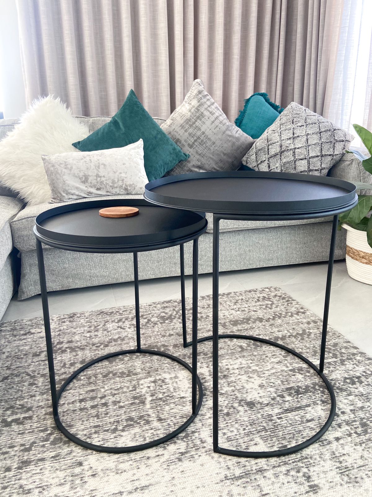 Steel Nesting Tables (Set of 2)