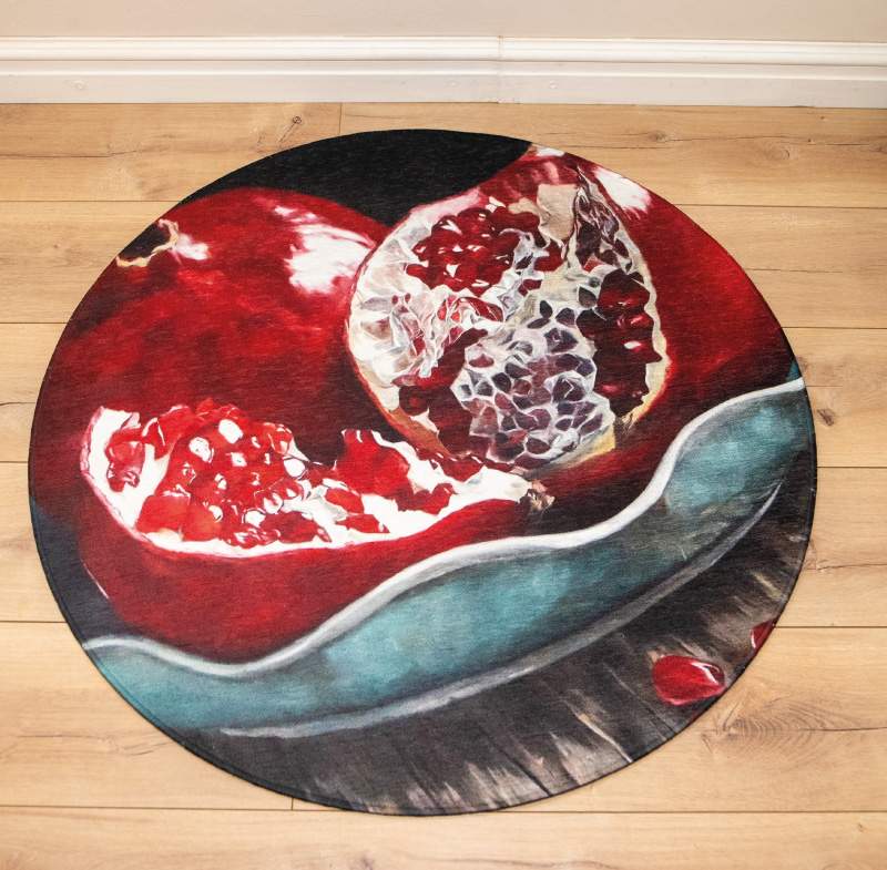 Pomegranate Round Rug