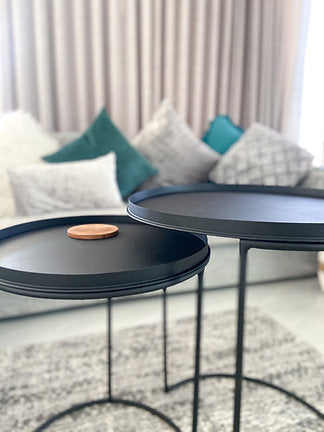 Steel Nesting Tables (Set of 2)