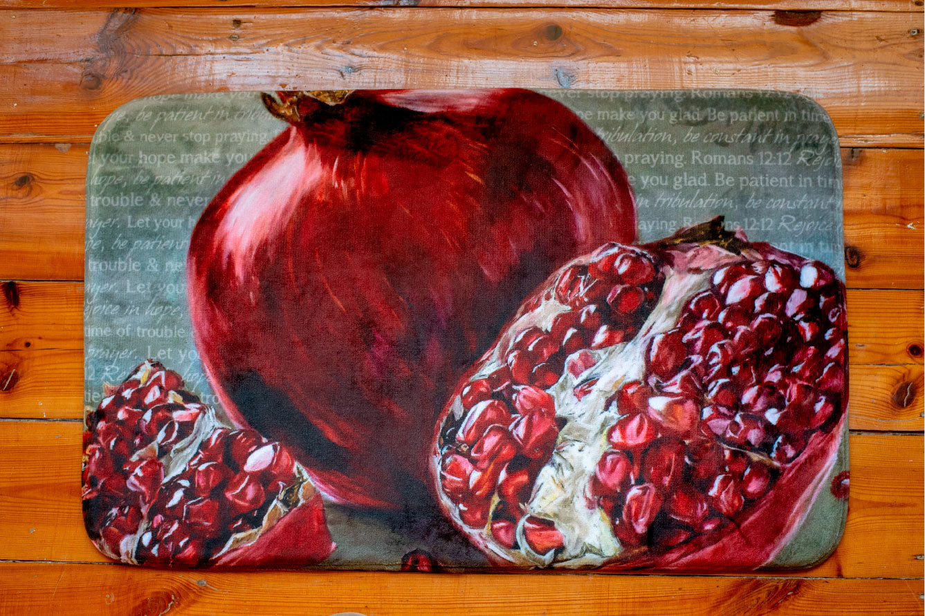 Pomegranate Bath Mat