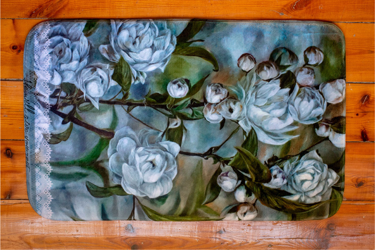 Flowers & Twigs Bath Mat