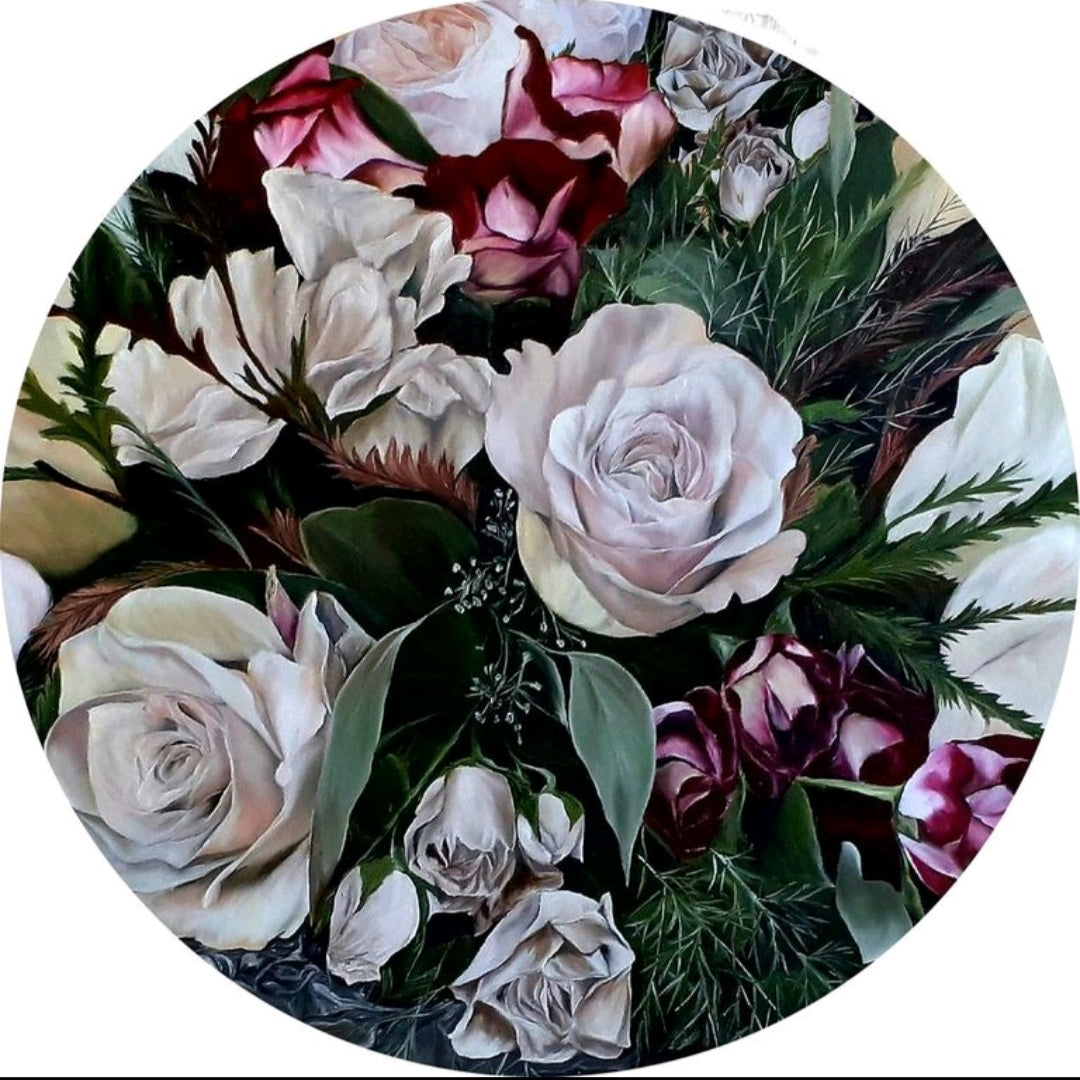 Classic Rose Round Rug