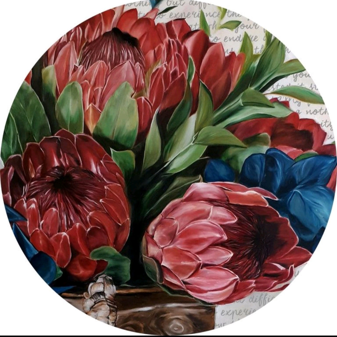Protea Round Rug