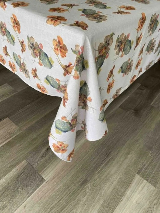 Nasturtium Stone Tablecloth