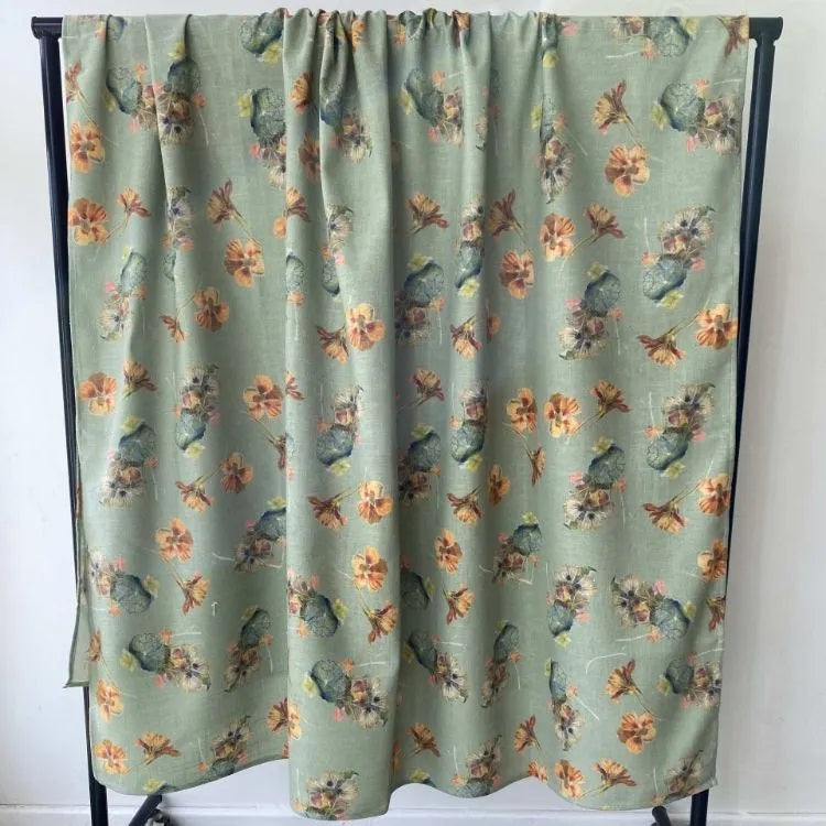 Nasturtium Sage Tablecloth