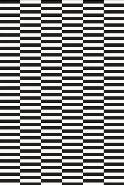 Broken Stripe Black Tablecloth