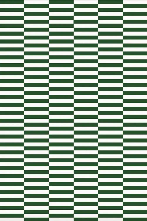 Broken Stripe Green Tablecloth