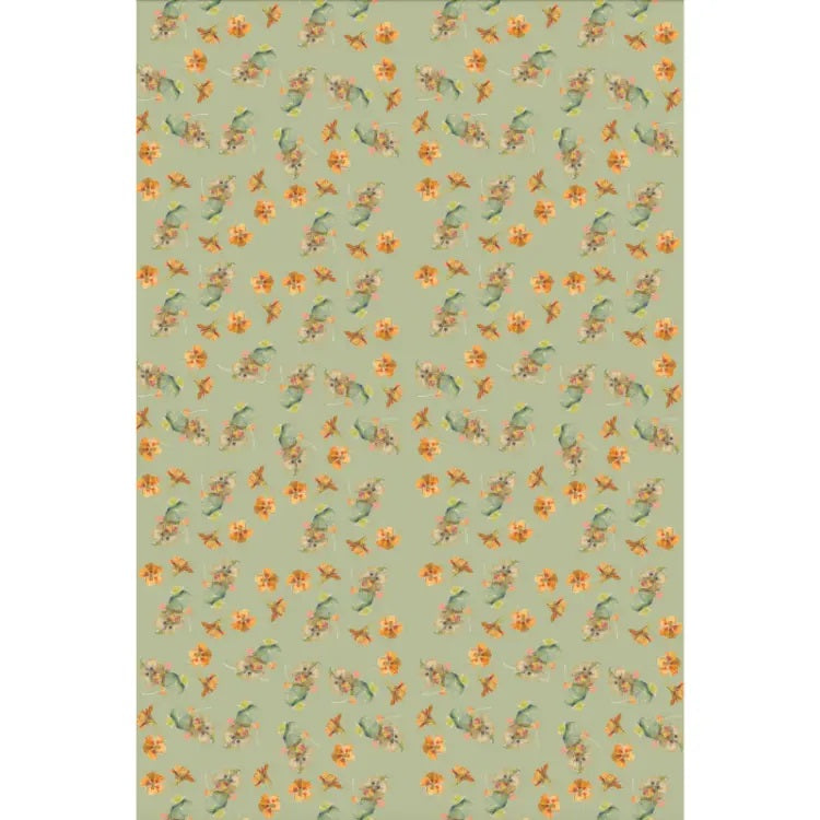 Nasturtium Sage Tablecloth