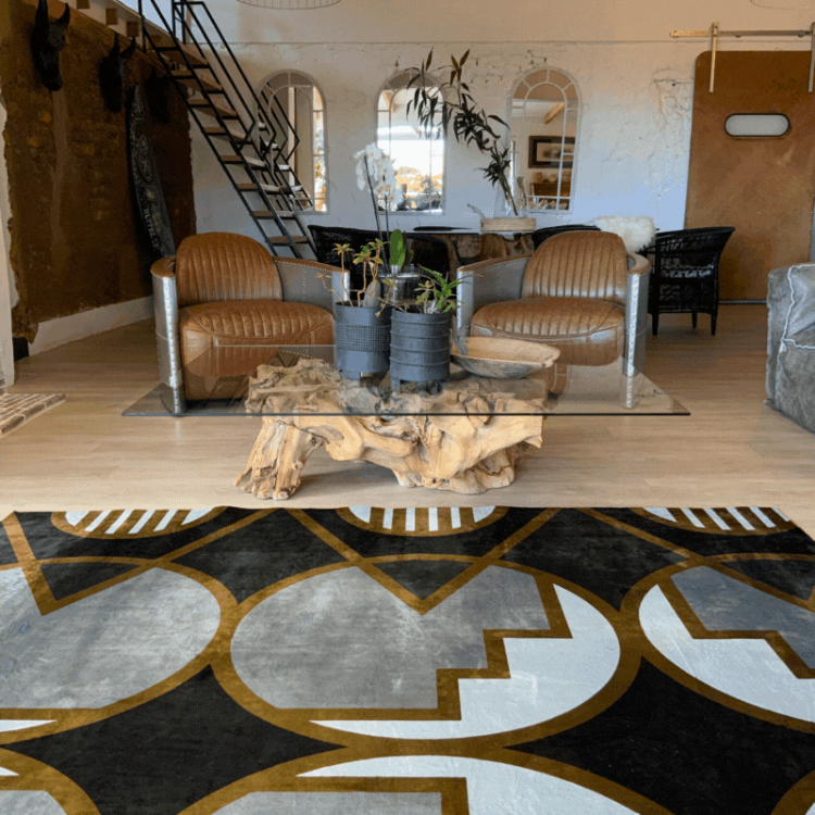 Bonolo Ndebele Thunder Rug