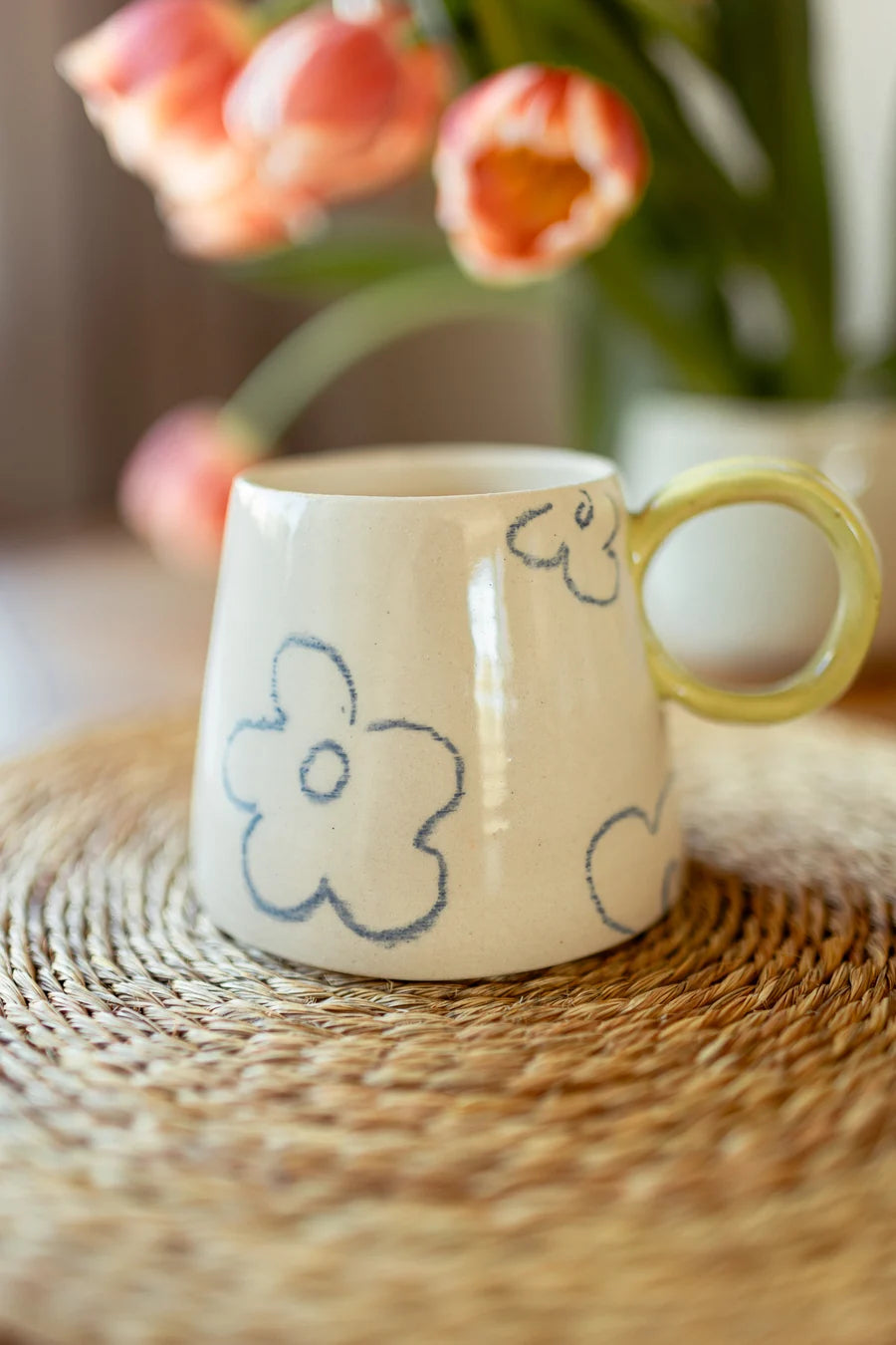 Doodle Flower Mug