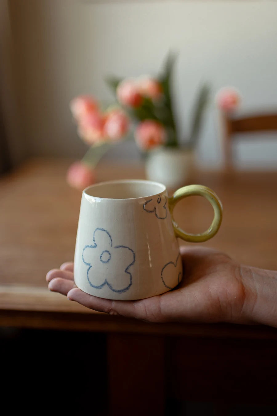 Doodle Flower Mug