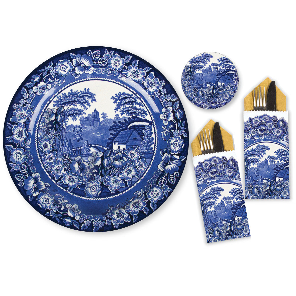 Delft Paper Underplates (24 Sheets)