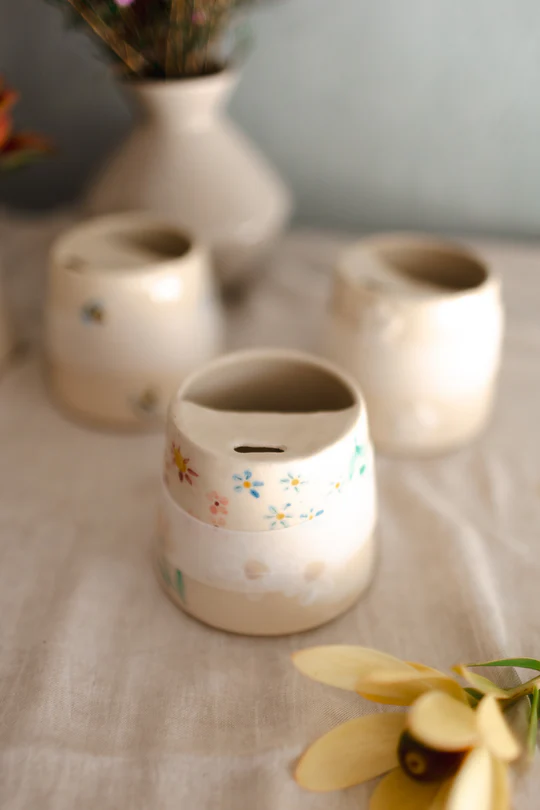 Botanical Ceramic Travel Mug