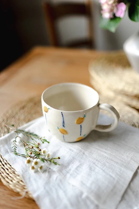 Handmade 3D Lemon Mug