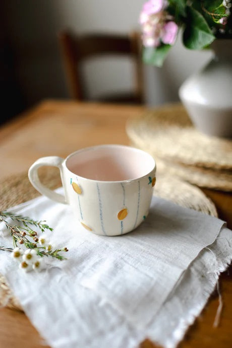 Handmade 3D Lemon Mug