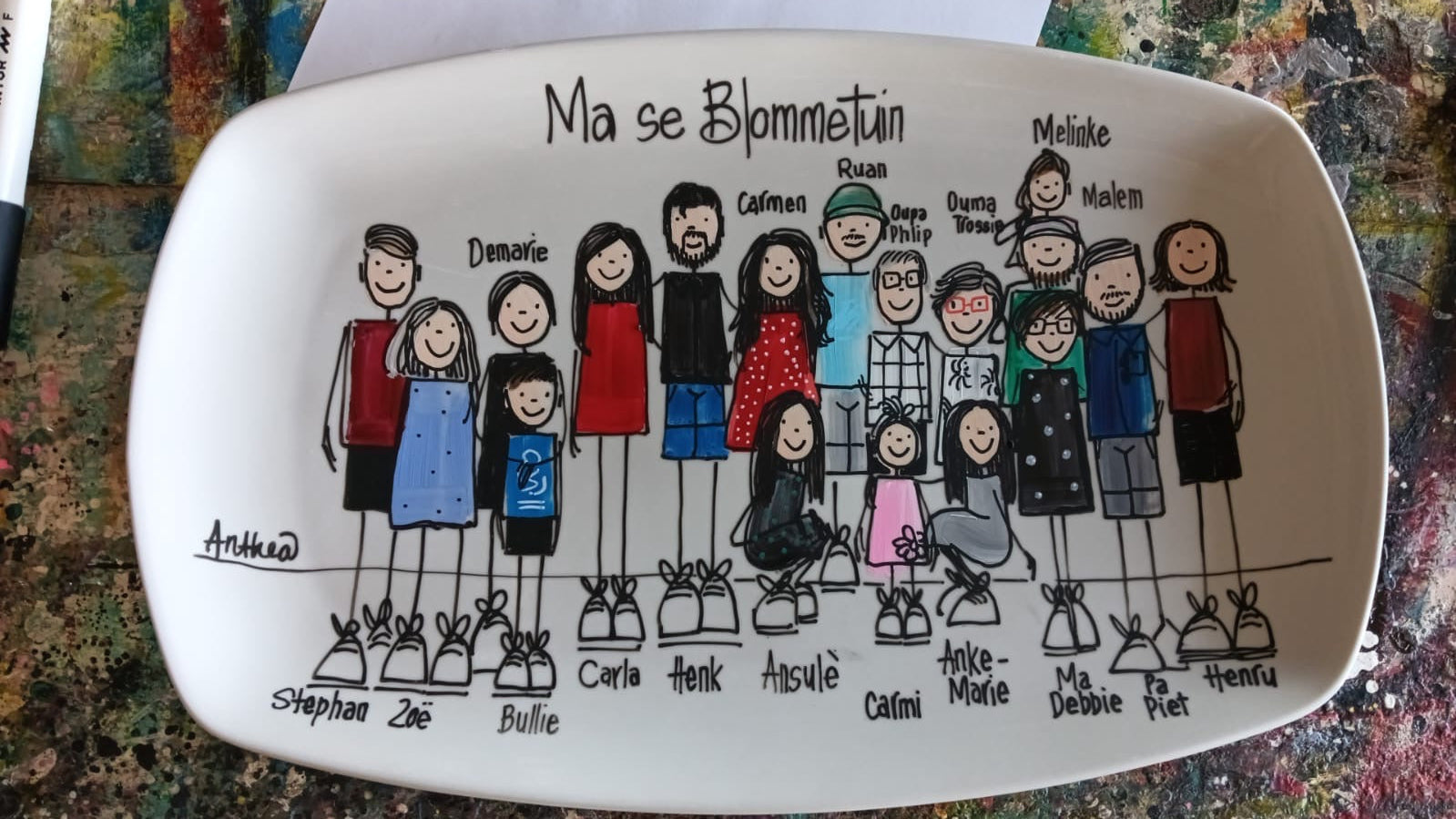 Custom Family/Friends Plate