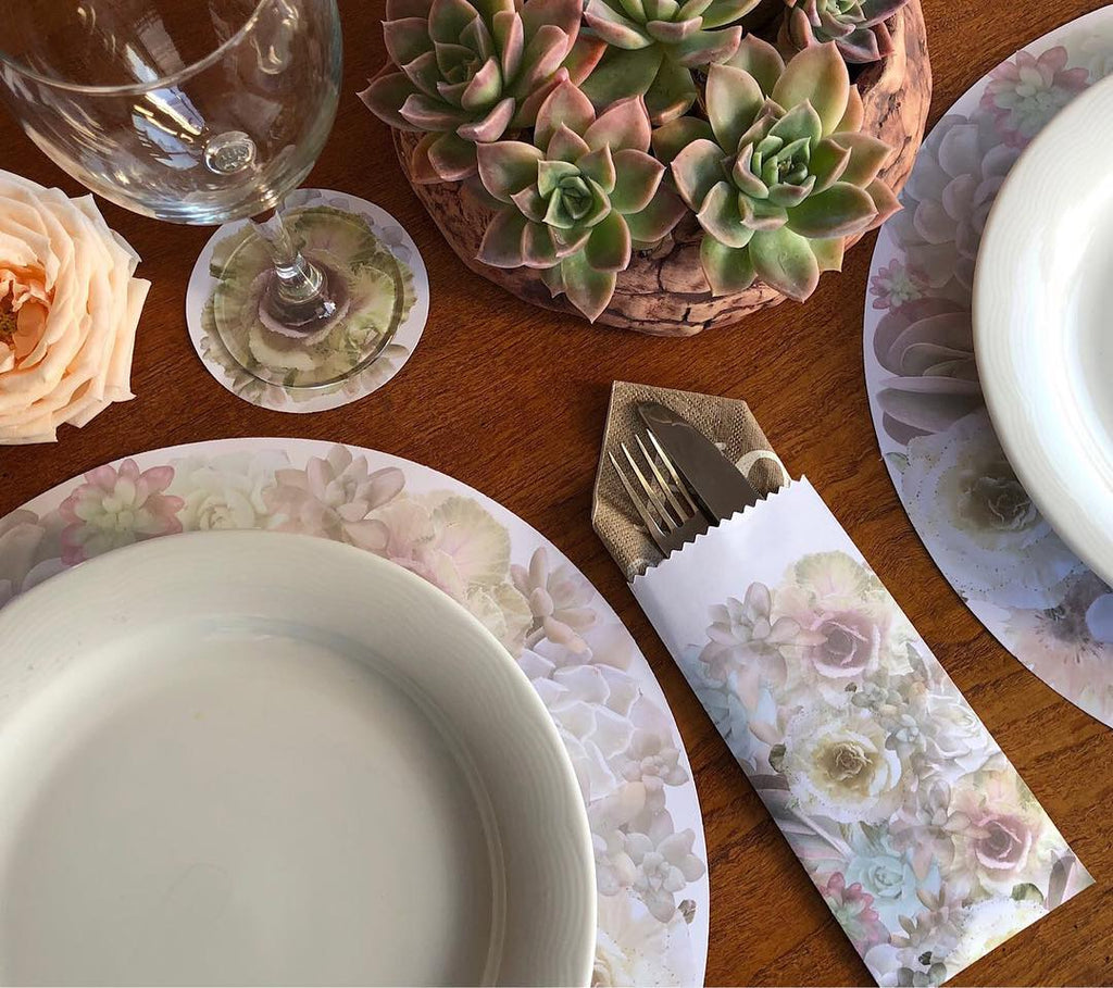 Desert Rose Paper Underplate (24 Sheets)