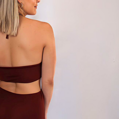 The Burnt Cut-out Dress