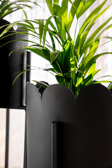 Scalloped Removable Steel Planter