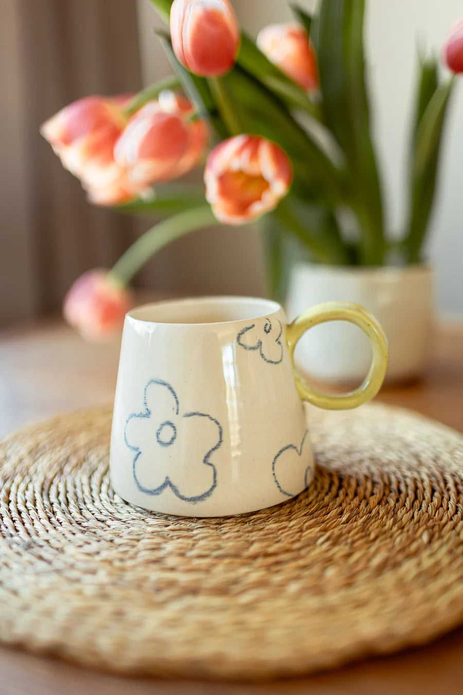 Doodle Flower Mug