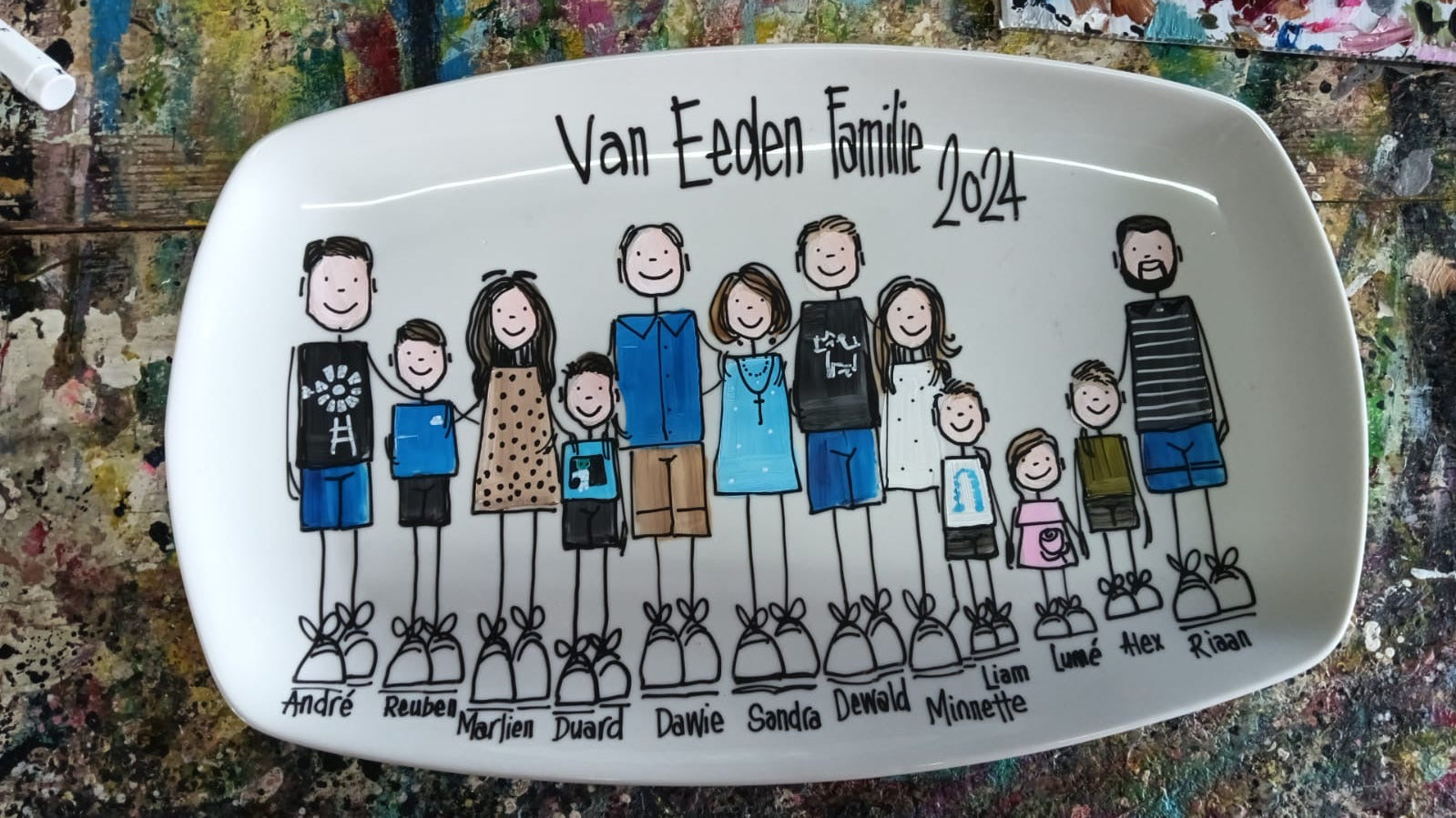 Custom Family/Friends Plate
