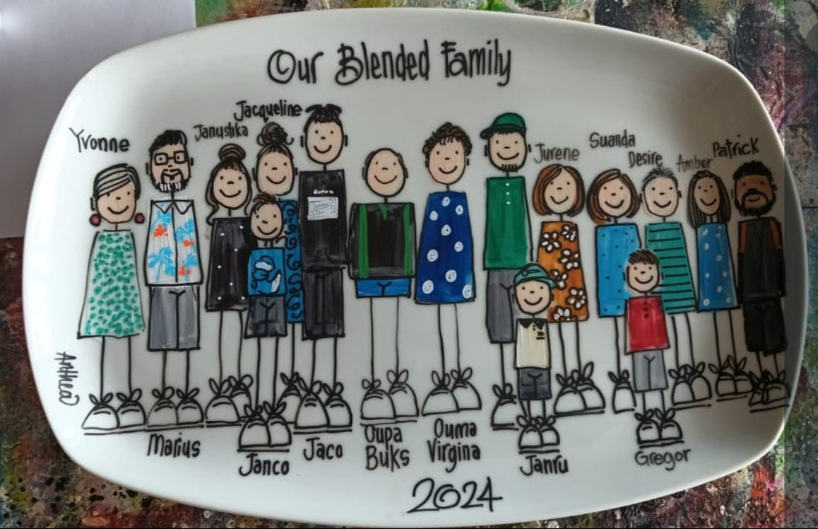Custom Family/Friends Plate