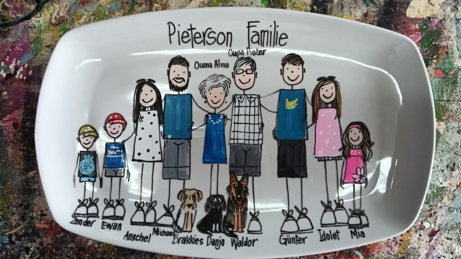 Custom Family/Friends Plate