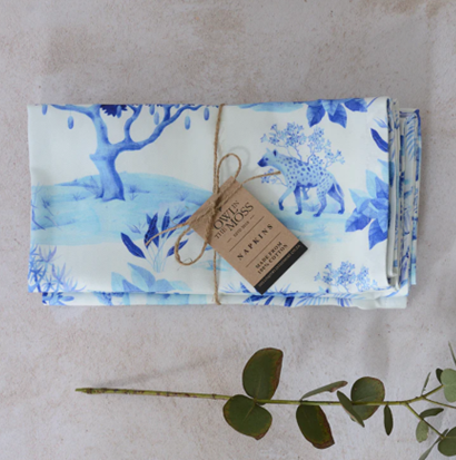African Delft Napkins (Set of 4)