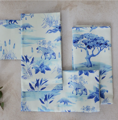 African Delft Napkins (Set of 4)