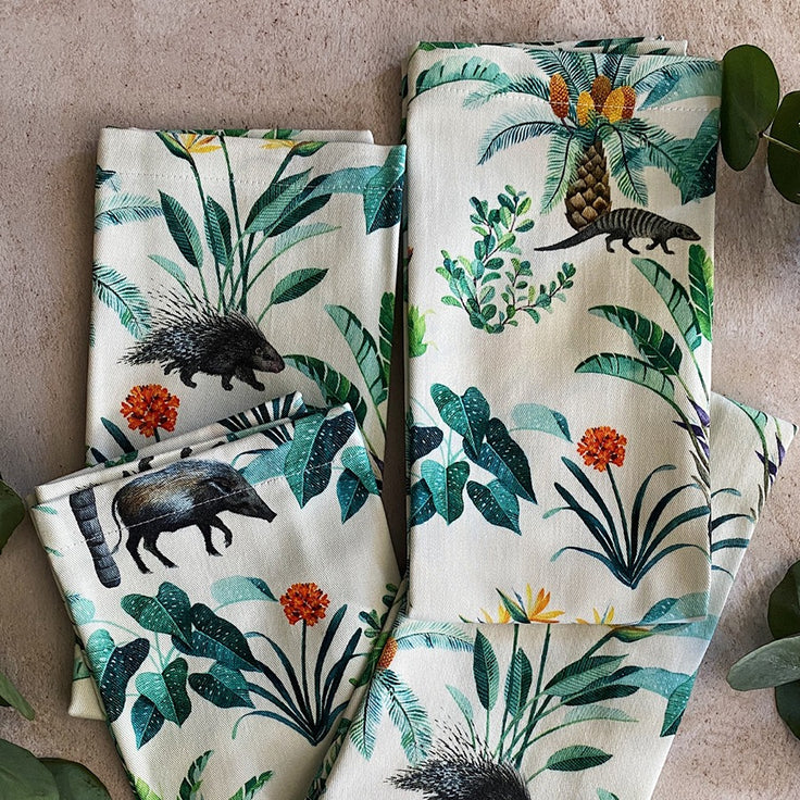 African Safari Napkins (Set of 4)