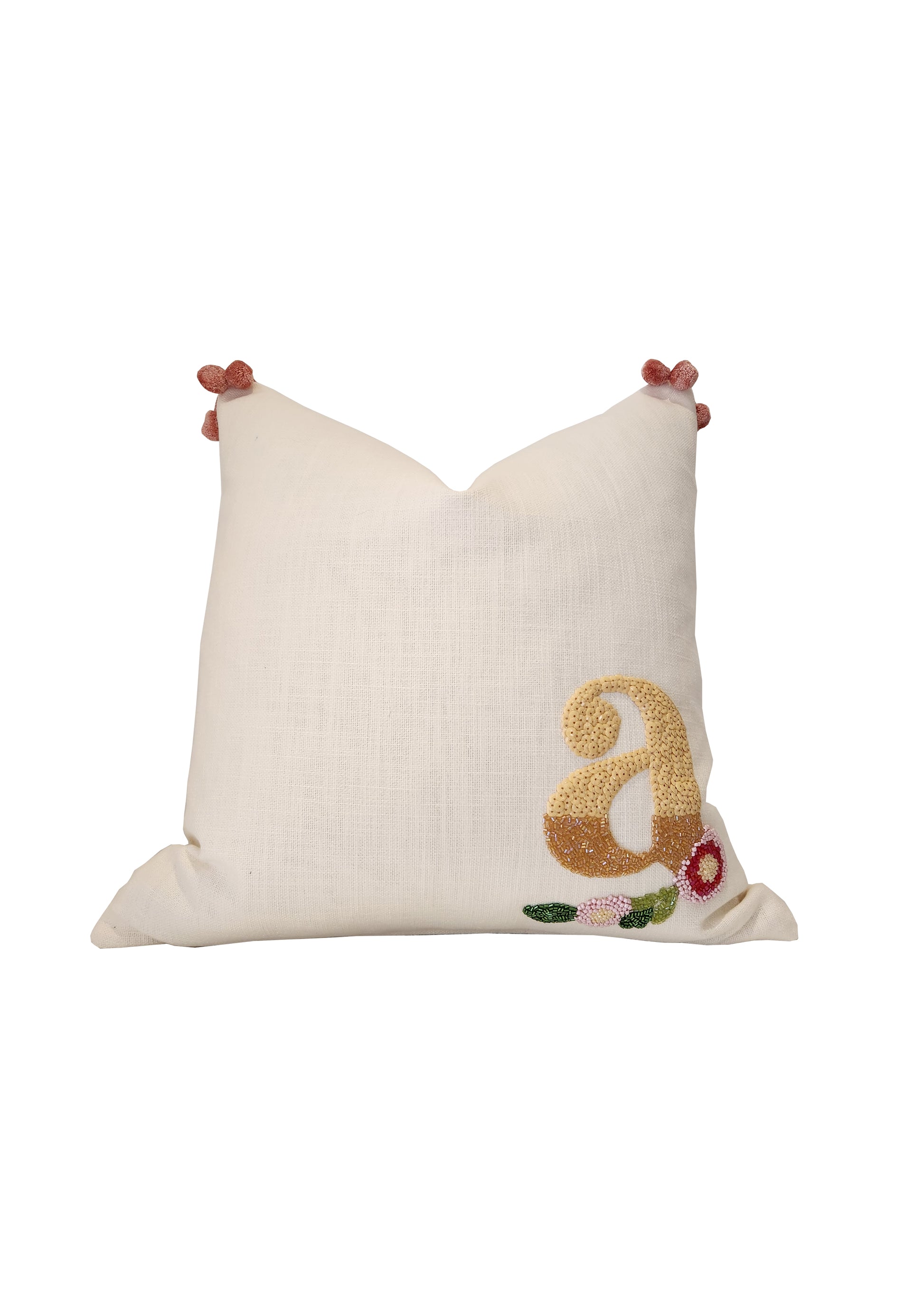 60 x 60 Heirloom Small Letter Cushion