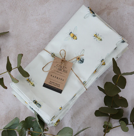 Bee Napkins (Set of 4)