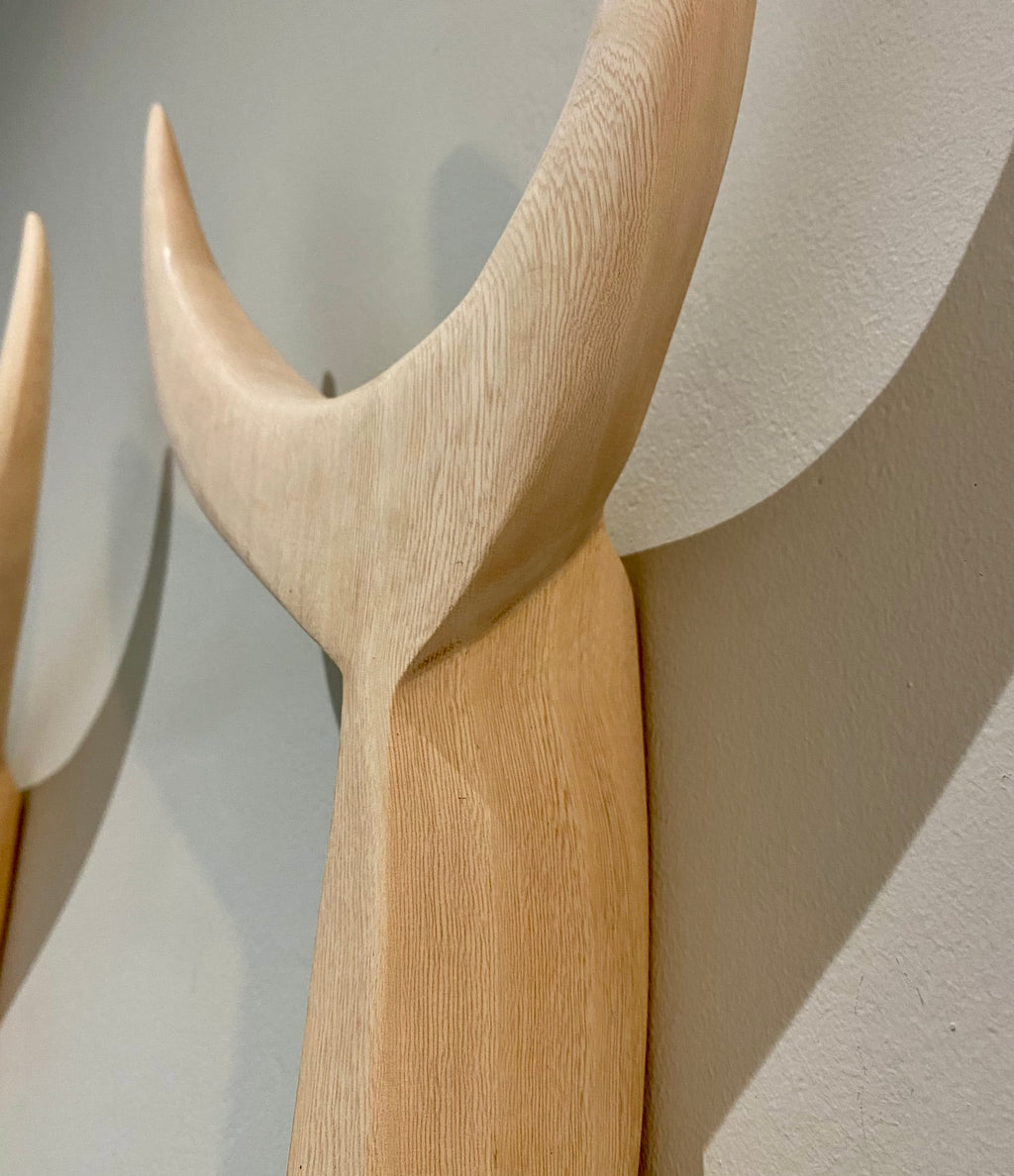 Wooden Horns (Oak) Medium