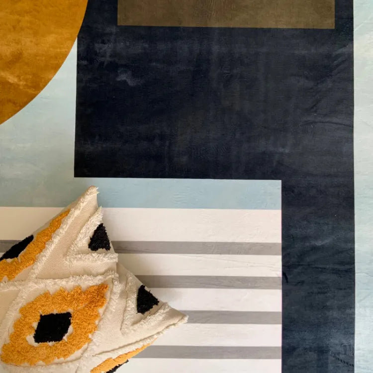 Bauhaus Blues Rug