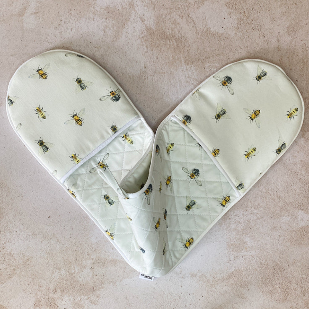 Bees Oven Gloves