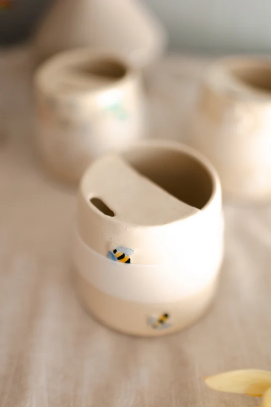 Bee Ceramic Travel Mug