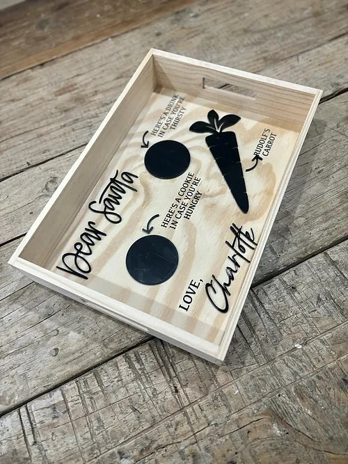 Personalised Christmas Eve Tray