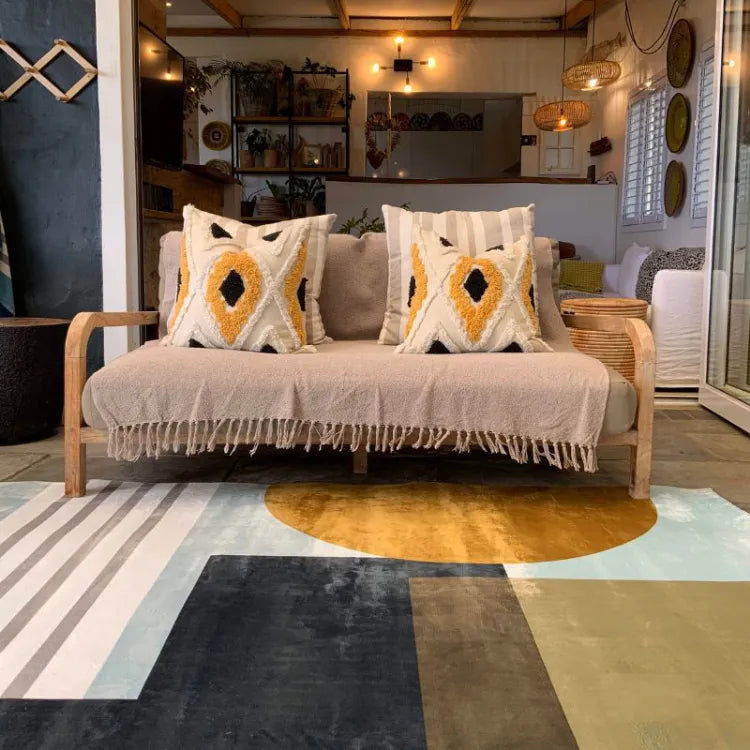 Bauhaus Blues Rug