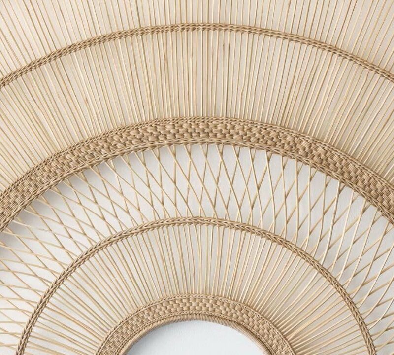 Malawian Rattan Headboard (Large)