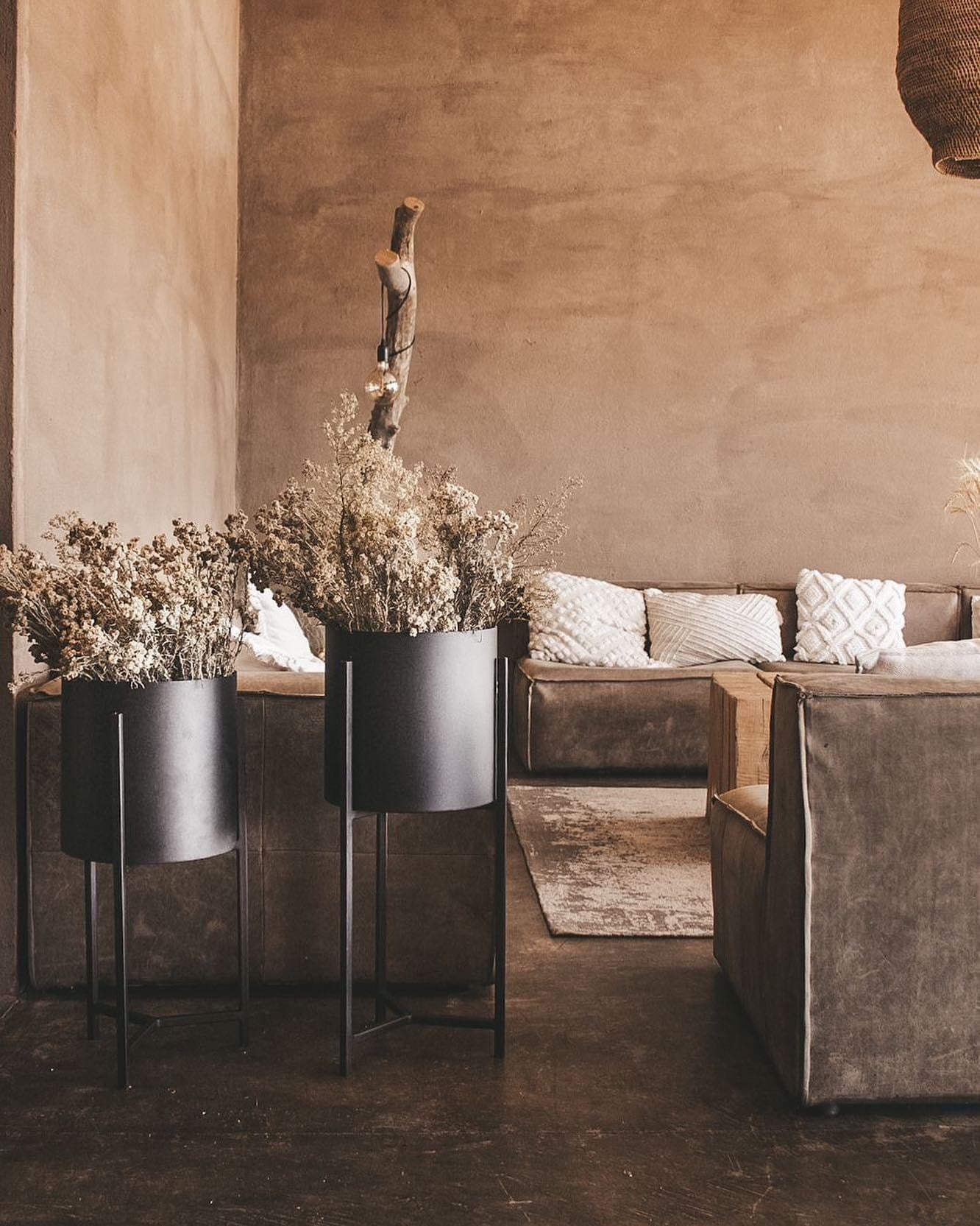 Removable Cylinder Steel Planter