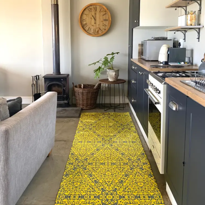 Imprint Yellow Carpet Runner